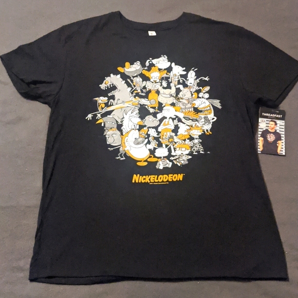 NICKELODEON CARTOON GRAPHICS TEE THREADFAST APPAREL MEN'S - Picture 3 of 5